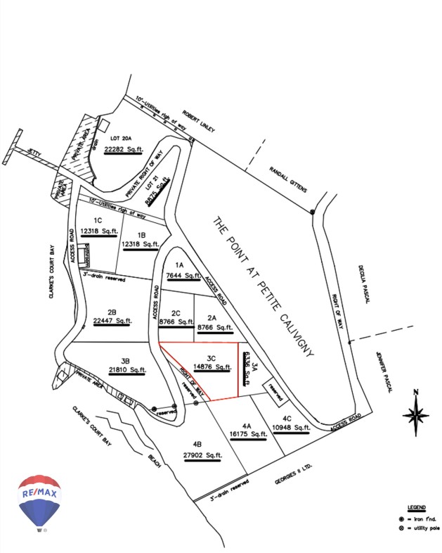 Subdivision plan - Lot 3C